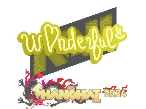 Sticker | w0nderful | Shanghai 2024